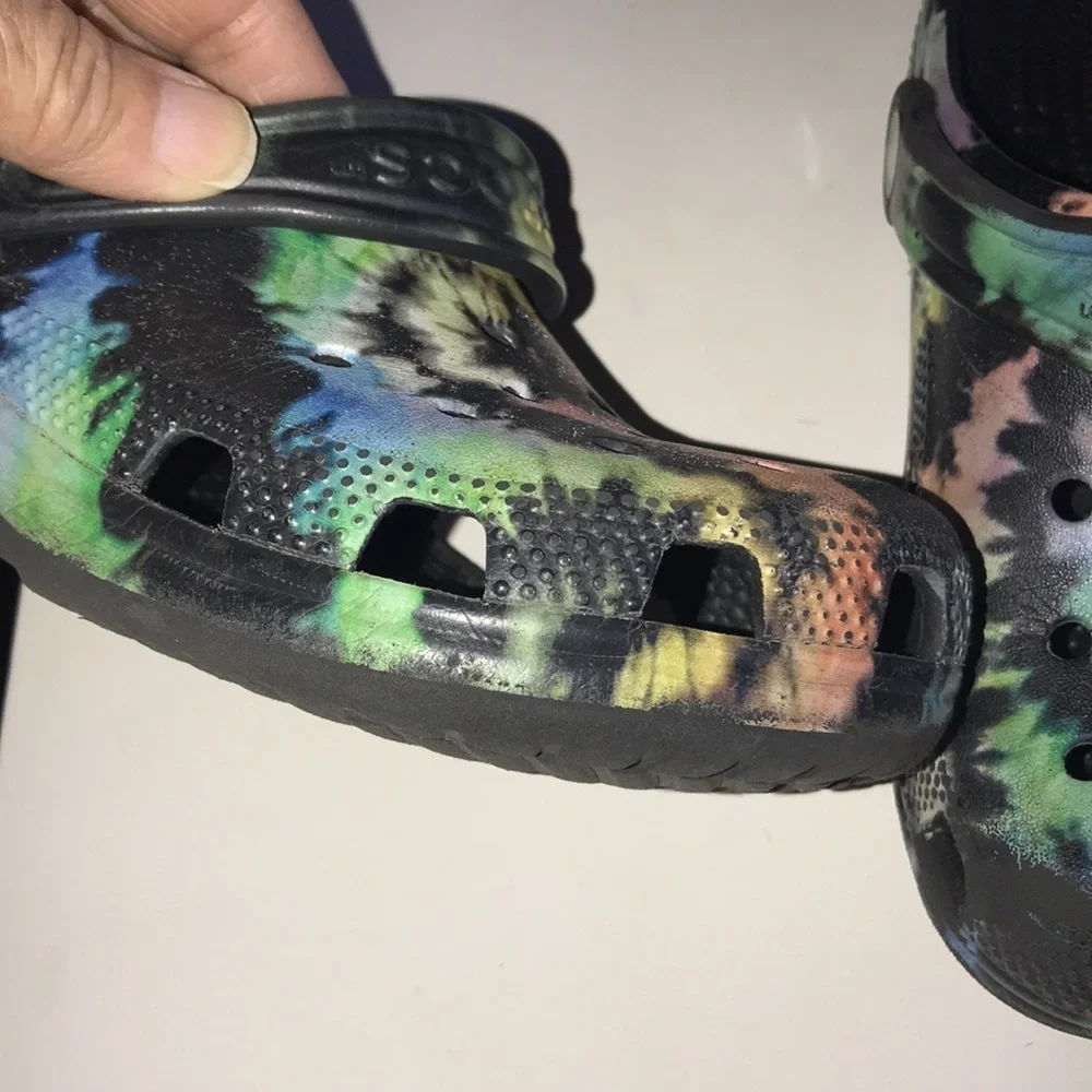 Unisex Spiral Tie-Dyed Crocs